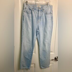 Madewell Light Blue Straight Leg Jeans